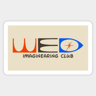 WED ImaginEARing Club Sticker